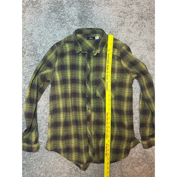 BDG Urbin Outfitters Women's Size Large 100% Cotton Flannel Shirt Button Down - Picture 3 of 6